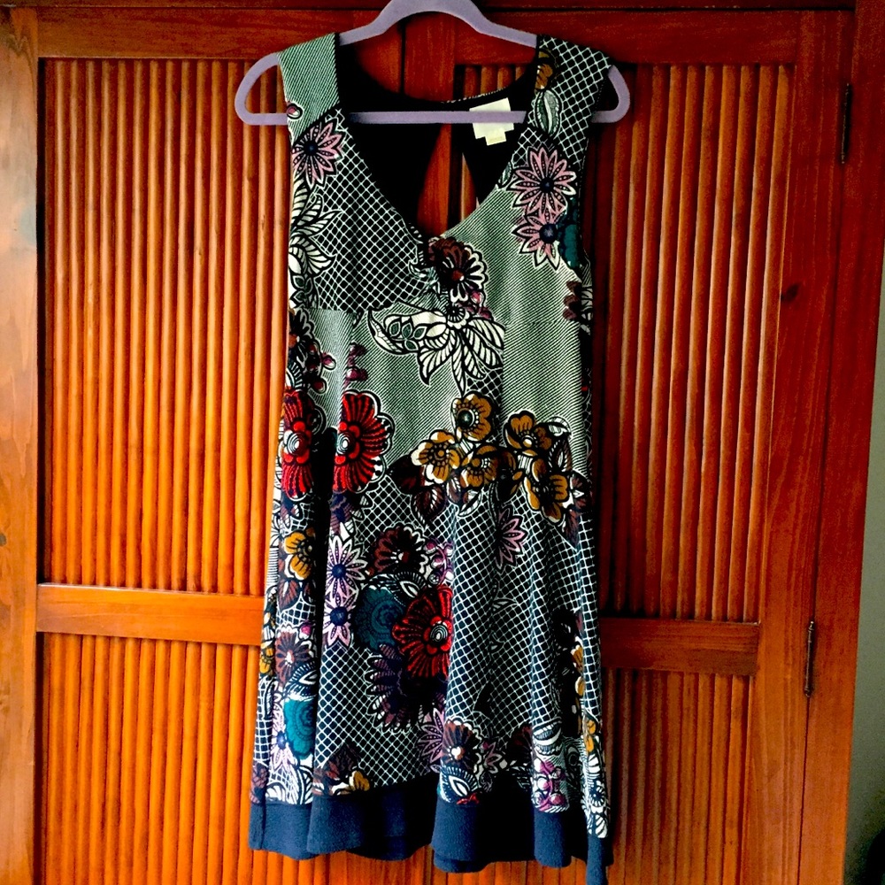 Anthropologie fun floral dress